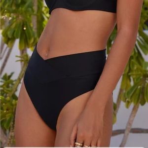 NWT Black high waisted bottoms